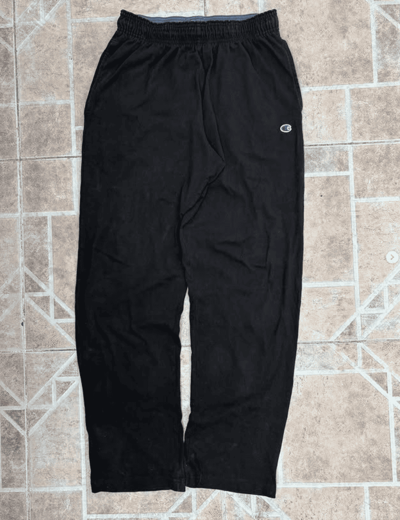 Pants de Chándal Champion Negros Clásicos Talla L